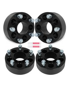 4Pcs 2" 5x4.5 to 5x5 Wheel Adapters 71.5mm 1/2" for 84-12 Jeep Cherokee Liberty Wrangler 07-11 Dodge Nitro
