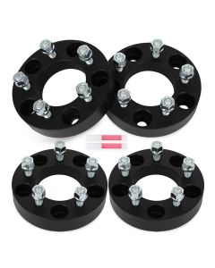 4Pcs 1.25" 5x5.5 to 5x4.5 Wheel Adapters 82.5mm 1/2" for 85-02 Chevy Astro 85-02 GMC Safari 99-18 Jeep Commander Grand Cherokee Wrangler