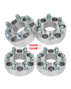 4Pcs 1.5" 6x4.5 Hub Centric Wheel Spacers 66.1mm 12x1.25 for 05-24 Nissan Frontier Pathfinder Xterra