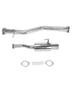 Catback Exhaust System 3" Pipe 4.5" Flat Tip for 2003-2008 Nissan 350Z INFINITI G35