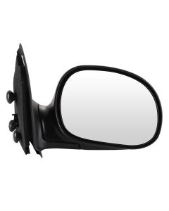 Black Passenger Side Mirror Power Manual Folding For 1997-2003 Ford F-150 1997-1999 Ford F-250 2004 Ford F-150 Heritage