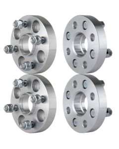 1 inch 4x100 4 Lug HubCentric Wheel Spacers(54.1mm Bore, 12x1.5 Studs) For 2001 Mazda Protege - 4PCS