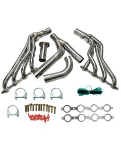 Chevy GMC GMT800 Silverado Sierra 1500 99-06 Long Tube Header Y-Pipe Kit