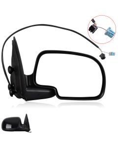 Passenger Side Mirror for 03-06 Chevy Suburban 1500 GMC Sierra 1500 Power Heated Manual Fold