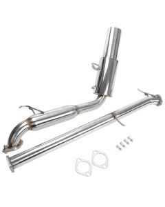 Catback Exhaust System 4.0" N1 Muffler Tip for 1990-1997 Mazda Miata MX-5 Eunos 1.6L 1.8L 2DR