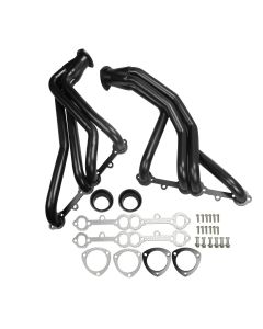 1963-1982 Chevy Chevrolet Corvette 5.7L V8 Long Tube Exhaust Header Black