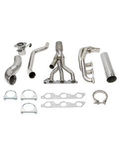 Exhaust Header Kit for 1997-2005 Buick Regal Chevy Impala Pontiac Grand Prix 3.8L V6 Supercharger