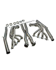 05-13 Chevy Corvette Exhaust Header Manifold X-Pipe Kit C6 LS2 LS3 Stainless