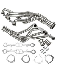 Long Tube Stainless Exhaust Header for 1973-1985 Chevy GMC Truck Small Block 2WD 4WD 1-5/8"