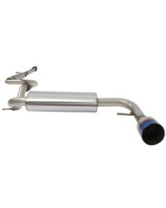 Muffler Catback Exhaust System w/ 4" Burnt Tip for 1988-1991 Honda CRX 1.5L