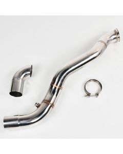 1999-2013 Single Turbo Vortec LS T4 Downpipe Exhaust w/90 Degree Tube for GMC Sierra Chevy Silverado