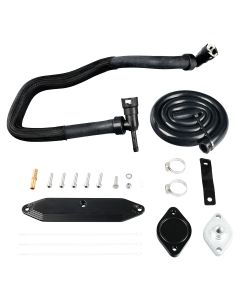 2011-2019 Ford Powerstroke F250 F350 F450 F550 6.7L EGR Delete Kit with Radiating pipe