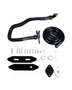 2015 2016 Ford Powerstroke F250 F350 F450 F550 6.7L EGR Delete Kit with Radiating pipe