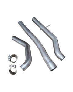 2014-2018 Jeep Grand Cherokee Ecodiesel 3.0L 3" Stainless Cat & DPF Delete Pipe
