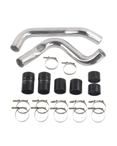 1999.5-2003 Ford F250 F350 F450 F550 Super Duty 7.3L Powerstroke 3" Intercooler Pipe Boot Kit Polished