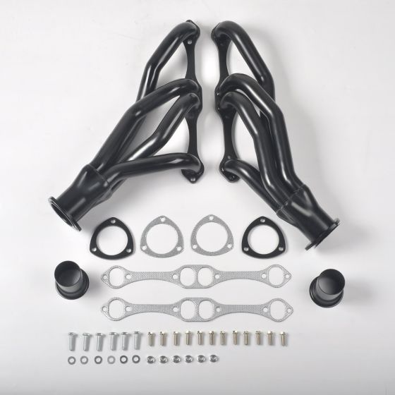 Black Exhaust Header for 1964-1993 Chevy 265-400 Small Block V8 Chevelle/Nova/Bel Air