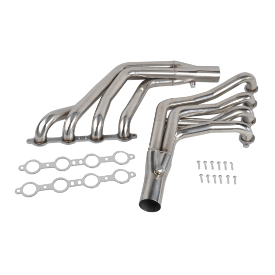 Stainless Exhaust Header for 1967-1974 Chevy GM Small Block SBC LS1 LS6 LS2 LS3 V8 1-7/8"