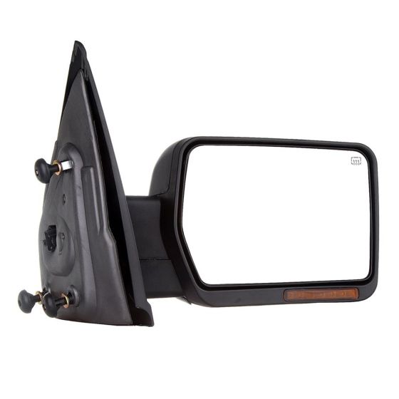 Tow Mirror Chrome Passenger Side for 2004-2014 Ford F150 Power Heated LED Signal Puddle Light