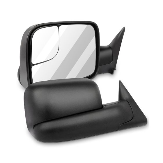 Towing Mirrors Pair for 1994-2002 Dodge Ram 1500 2500 3500 Manual Flip Folding