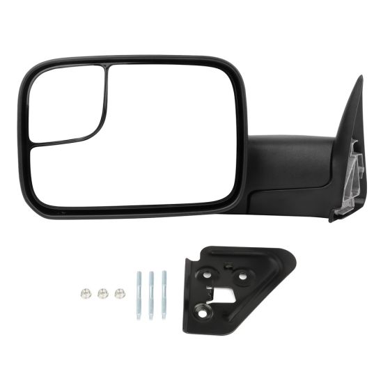 Towing Mirror Driver Side for 1994-2002 Dodge Ram 1500 2500 3500 Manual Adjustment