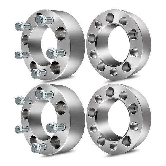 4Pcs 2" 5Lug 5x4.5 82.5mm Wheel Spacers for 83-17 Ford Edge Explorer Ranger 84-12 Jeep Cherokee Wrangler