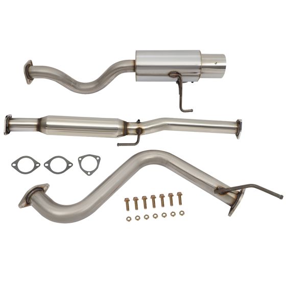 4.5" 1993-1997 Honda Civic del Sol 1.5L 1.6L Muffler Tip Catback Exhaust System