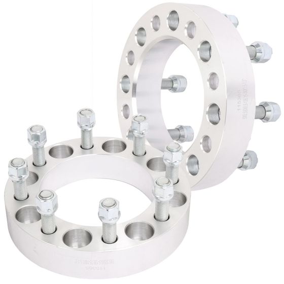 2Pcs 1.5" 8x6.5 Wheel Spacers 126.15mm 14X1.5 for 88-13 Chevy GMC Silverado Sierra 2500 3500 12-22 Ram 2500 3500