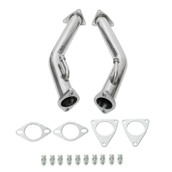 Test Pipe Exhaust Downpipe 2.5" for 2009-2018 Nissan 370Z Z34 2008-2013 Infiniti G37 3.7L V6