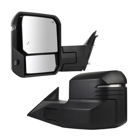 Tow Mirrors Pair for 2022-2024 Toyota Tundra Power Heated BSD Turn Signal Reverse Light