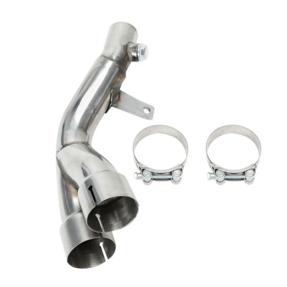Y Middle Pipe Exhaust Downpipe for 2006-2020 Yamaha YZF-R6 R600
