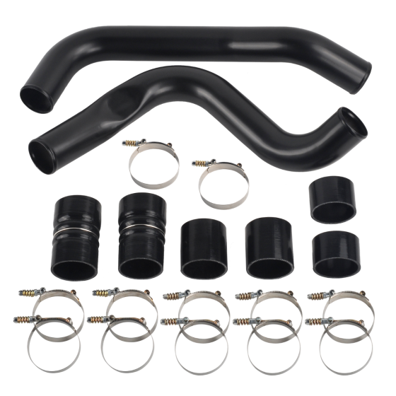 1999.5-2003 Ford F250 F350 F450 F550 Super Duty 7.3L Powerstroke 3" Intercooler Pipe Boot Kit Black