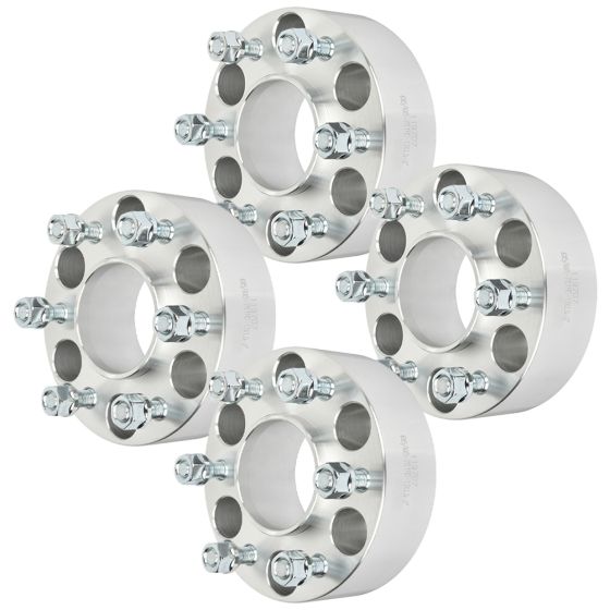 4Pcs 2" 6Lug 6x5 6x127 Wheel Spacers 78.1mm for 02-09 Chevy SSR Trailblazer EXT GMC Envoy XL XUV