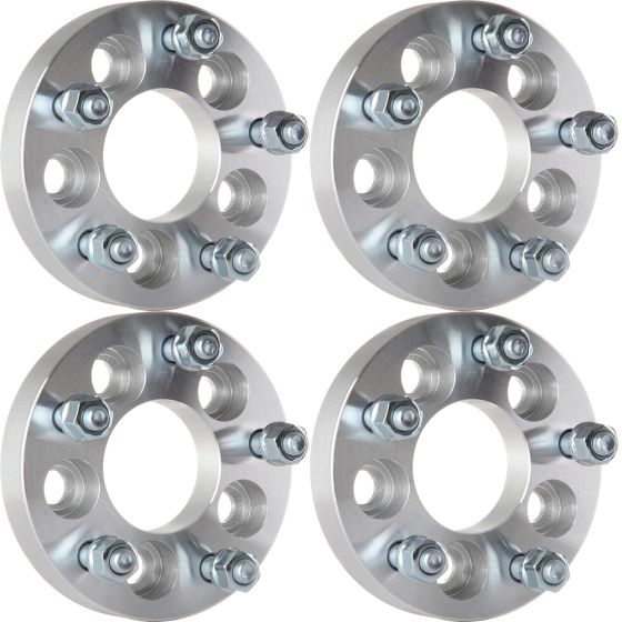 4Pcs 1 inch 5x100 to 5x4.5 5 Lug Wheel Spacers For 96-97 Chrysler Cirrus 03-08 Pontiac Vibe