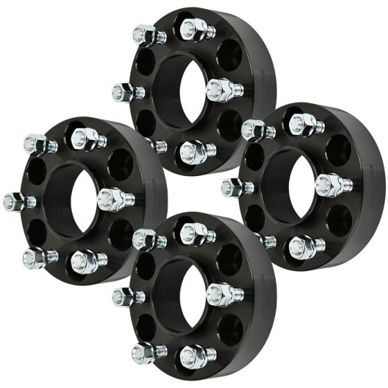 4Pcs 1.5" 6x5 to 6x5 6 Lug Wheel Spacers 78.1mm 12x1.5 for 02-09 GMC Envoy 02-09 Chevy SSR Trailblazer