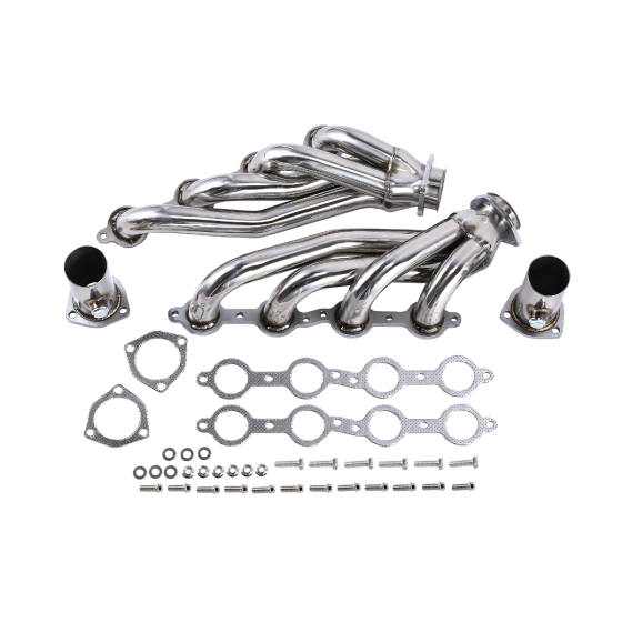 Shorty Exhaust Header LS Swap for Chevy GM Pontiac LS1 LS2 LS6 LS7 LSX 1964-1992 C10 Chevelle Camaro Caprice
