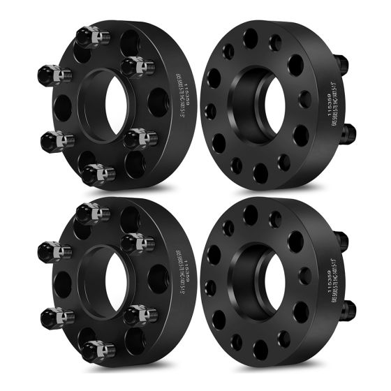 4Pcs 1.5" 6Lug 6x5.5 108mm 14x1.5 Wheel Spacers for 1999-2021 Chevy Avalanche Silverado Suburban GMC Sierra 1500