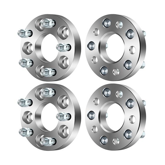 4Pcs 1" 5Lug 5x110 to 5x4.5 Wheel Spacers Apdaters 65.1mm 12x1.25 for 97-12 Chevy Malibu HHR Cobalt 00-10 Saturn LS LS1 LS2