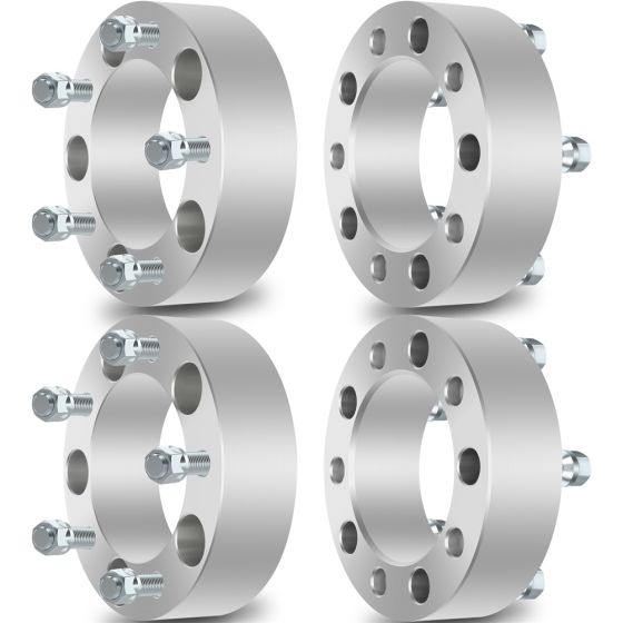 4Pcs 2" 5x5.5 Wheel Spacers 108mm 1/2" for 75-06 Ford E150 F150 77-01 Dodge B1500 D150 W150 Ram 1500