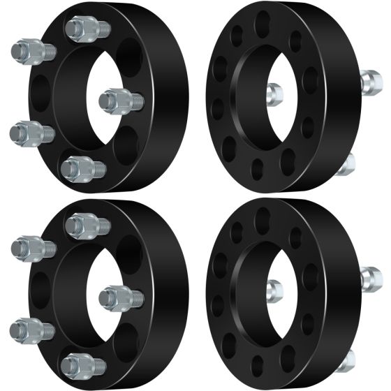 4Pcs 1.5" 5x4.5 5x114.3 Black Wheel Spacers Fits 07-13 Ford Edge 91-10 Ford Explorer