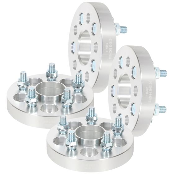 4Pcs 1" 25mm Thick 5x100 12x1.25 Wheel Spacers For 90-14 Subaru Legacy 00-14 Subaru Outback