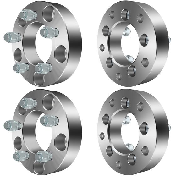 4Pcs 1.5" 5x4.5 Wheel Spacers 87.1mm 12x1.5 for 997-04 Ford Expedition F150 98-02 Lincoln Navigator Blackwood