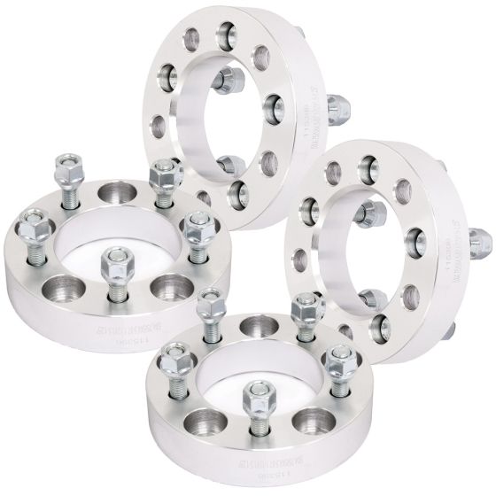 4Pcs 1.25" 5x4.75 to 5x4.5 Wheel Adapter 87.1mm 12x1.5 for 82-04 Chevy Blazer Camaro Corvette S10 95-04 GMC Jimmy Sonoma