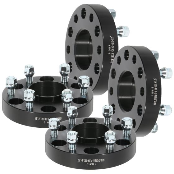 4Pcs 1.25" 6x5.5 Wheel Spacers 78.1mm 14x1.5 for 92-21 Chevy Avalanche Blazer Tahoe Express 99-21 GMC Savana Yukon