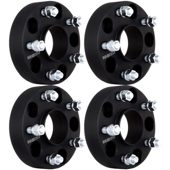 4Pcs 1.5" 5x5 Hubcentric Wheel Spacers 71.5mm 1/2" for 99-18 Jeep Commander Grand Cherokee Wrangler JK WJ WK