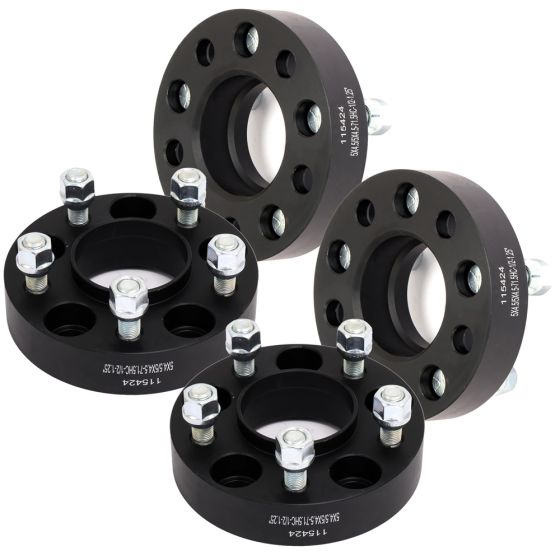 4Pcs 1.25'' 5x4.5 Wheel Spacers 71.5mm 1/2" for 84-13 Jeep Cherokee Comanche Grand Cherokee Liberty Wrangler