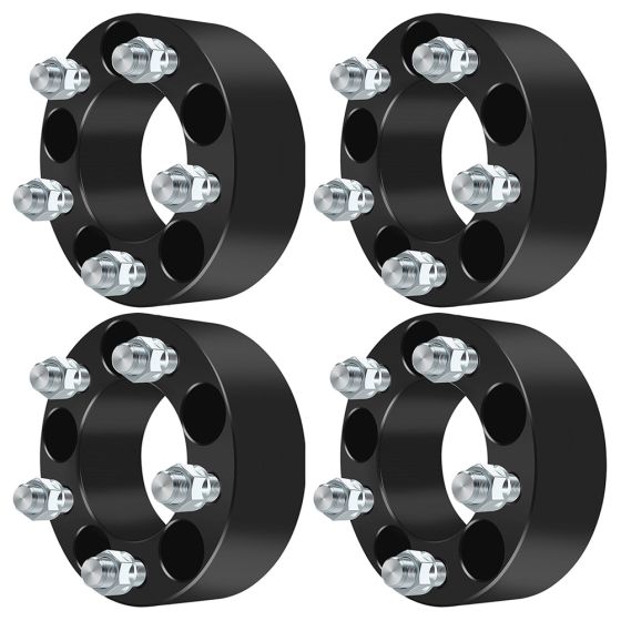4Pcs 2" 5x4.5 Wheel Spacers 73mm 12x1.5 for 92-20 Toyota Camry Sienna Tacoma 98-21 Honda Accord Civic