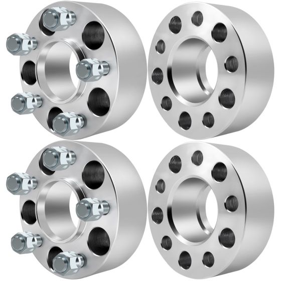 4Pcs 2" 5x4.5 Wheel Spacers 70.5mm 1/2" for 83-14 Ford Edge Explorer Mustang Ranger 81-11 Lincoln Aviator Town Car