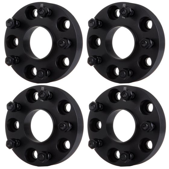 4Pcs 1.25" 5x5 Wheel Spacers 71.5mm 14x1.5 for 11-24 Jeep Gladiator Grand Cherokee Wrangler