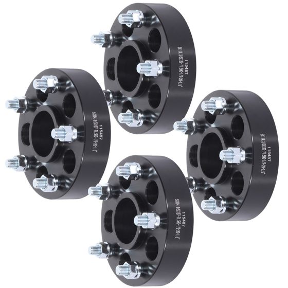 4Pcs 1.5" 5x4.5 to 5x5 Wheel Adapters 71.5mm 1/2" for82-19 Ford Bronco Explorer Mustang Ranger 91-10 Mazda B2500 B3000 B4000