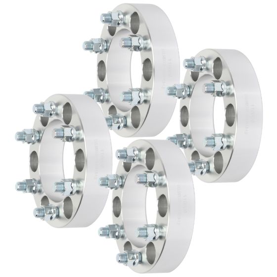 4Pcs 1.5" 6Lug 6x5.5 to 6x135 Wheel Adapter 108mm 14x1.5 for 88-22 Chevy Avalanche Silverado Suburban Tahoe GMC Savana Sierra Yukon